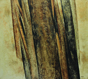تابلوی بدون نام، یکی از نقاشی های رنگ روغن سهراب سپهری با موضوع درخت