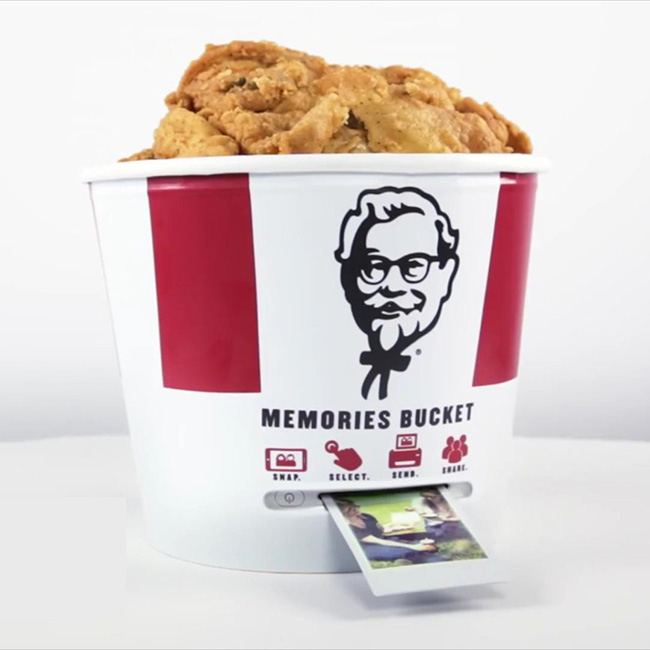 KFC «سطل خاطرات» را برای ثبت خاطراتتان به شما ارائه می‌کند!